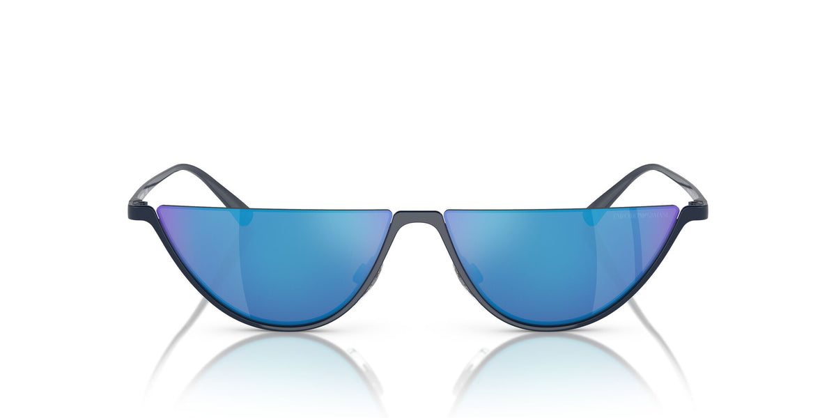 Emporio Armani  0EA2143 301925 57 Shiny Blue/ Green Mirror Light Blue 57 / Polycarbonate / Metal / Metal