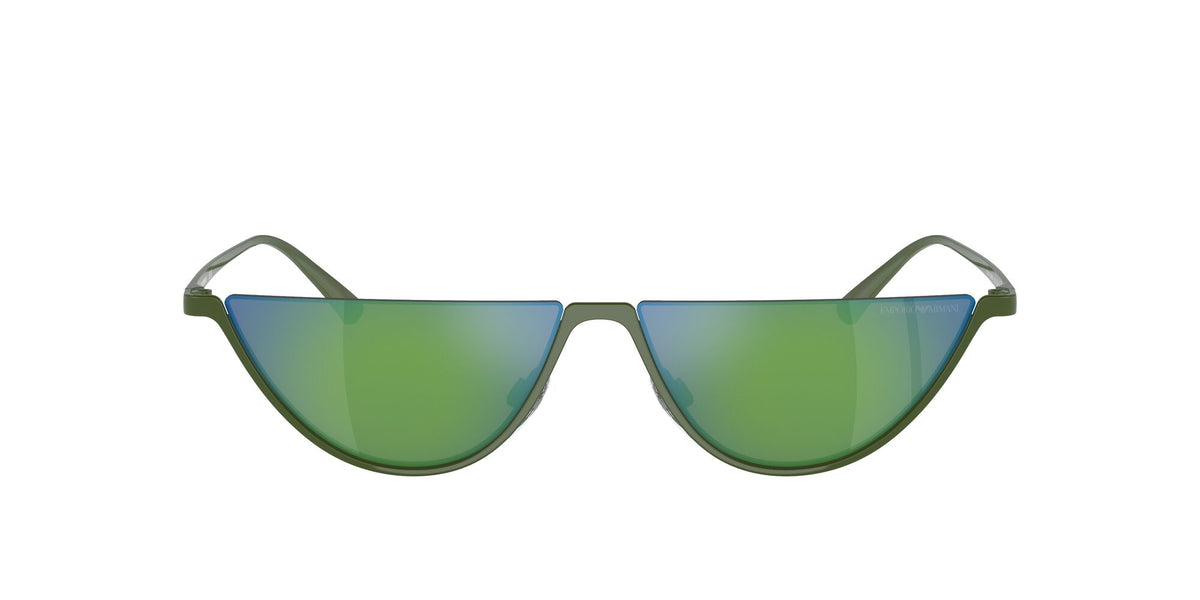 Emporio Armani  0EA2143 33488N 57 Shiny Green/ Green Mirror Green 57 / Polycarbonate / Metal / Metal