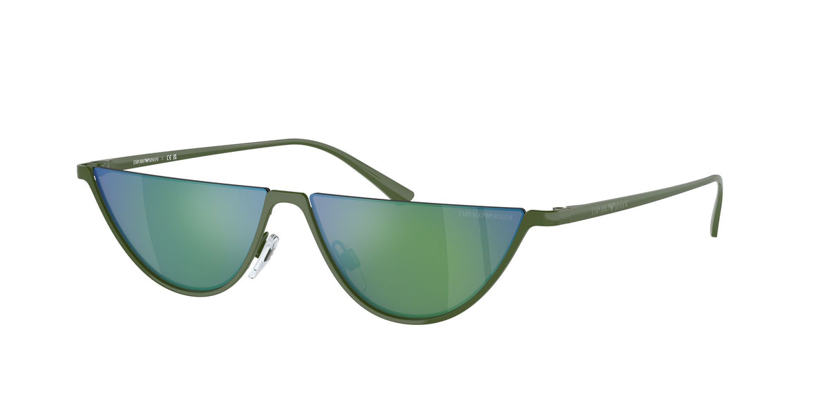 Emporio Armani  0EA2143 33488N 57 Shiny Green/ Green Mirror Green 57 / Polycarbonate / Metal / Metal