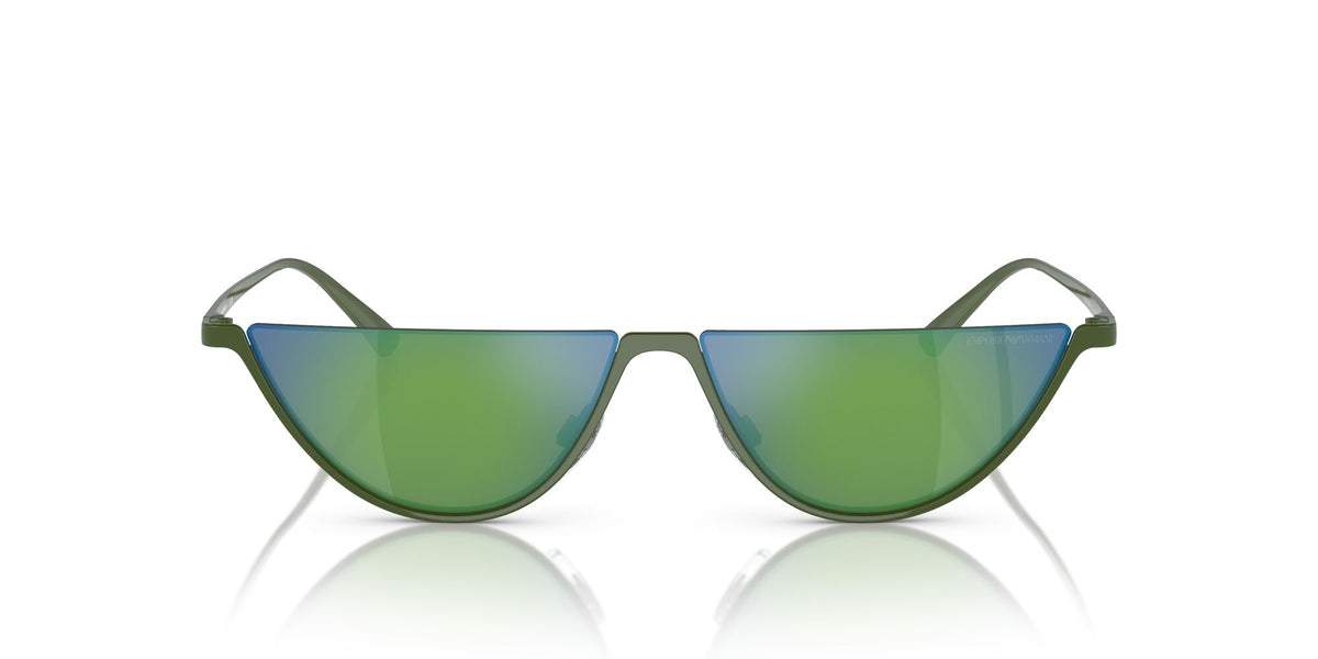 Emporio Armani  0EA2143 33488N 57 Shiny Green/ Green Mirror Green 57 / Polycarbonate / Metal / Metal