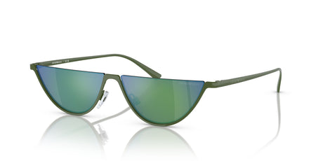 Emporio Armani  0EA2143 33488N 57 Shiny Green/ Green Mirror Green 57 / Polycarbonate / Metal / Metal