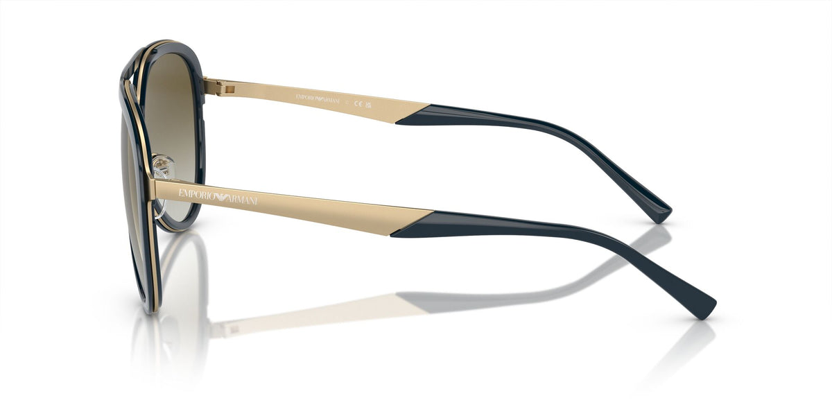 Emporio Armani  0EA2145 33598E 59 Shiny Transparent Green/ Gradient Green 59 / Polycarbonate / Metal / Metal