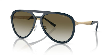 Emporio Armani  0EA2145 33598E 59 Shiny Transparent Green/ Gradient Green 59 / Polycarbonate / Metal / Metal