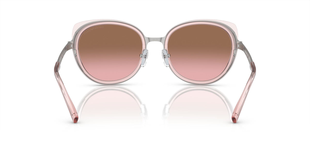 Emporio Armani  0EA2146 336414 53 Shiny Silver/ Pink Gradient Brown 53 / Polycarbonate / Metal / Metal