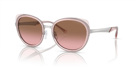 Emporio Armani  0EA2146 336414 53 Shiny Silver/ Pink Gradient Brown 53 / Polycarbonate / Metal / Metal