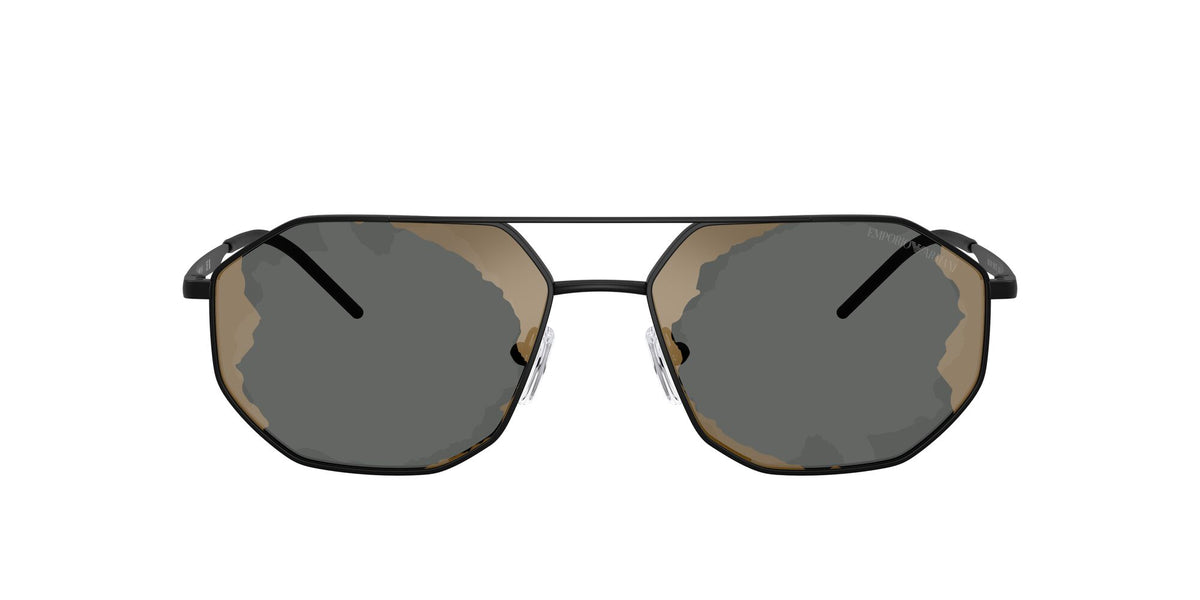 Emporio Armani 0EA2147 30017G 58 Matte Black/ Black Red Mirror