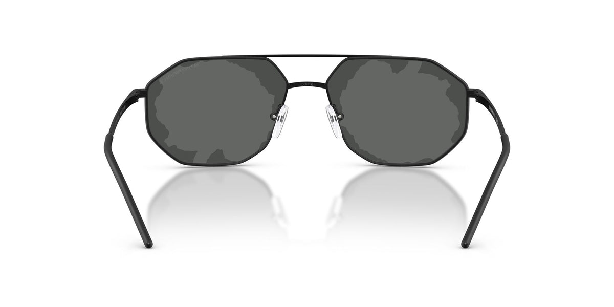 Emporio Armani 0EA2147 30017G 58 Matte Black/ Black Red Mirror