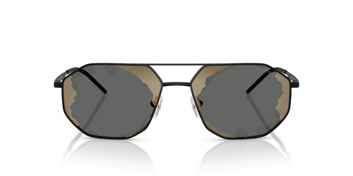Emporio Armani 0EA2147 30017G 58 Matte Black/ Black Red Mirror