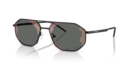 Emporio Armani 0EA2147 30017G 58 Matte Black/ Black Red Mirror