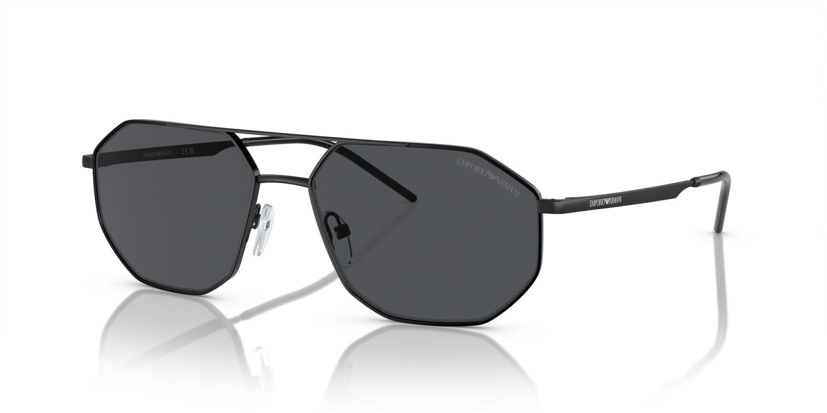 Emporio Armani 0EA2147 300187 58 Matte Black/ Dark Grey