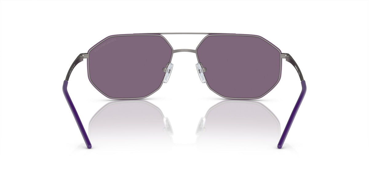 Emporio Armani  0EA2147 30031A 58 Matte Gunmetal/ Violet 58 / Polycarbonate / Metal / Metal