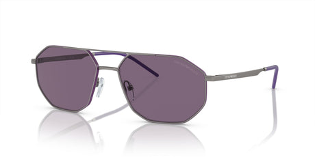 Emporio Armani  0EA2147 30031A 58 Matte Gunmetal/ Violet 58 / Polycarbonate / Metal / Metal