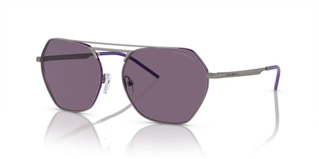 Emporio Armani  0EA2148 30101A 56 Shiny Gunmetal/ Violet 56 / Polycarbonate / Metal / Metal