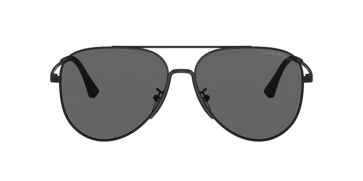 Emporio Armani  0EA2149D 300181 60 Matte Black/ Polarized Grey 60 / Polycarbonate / Metal / Metal