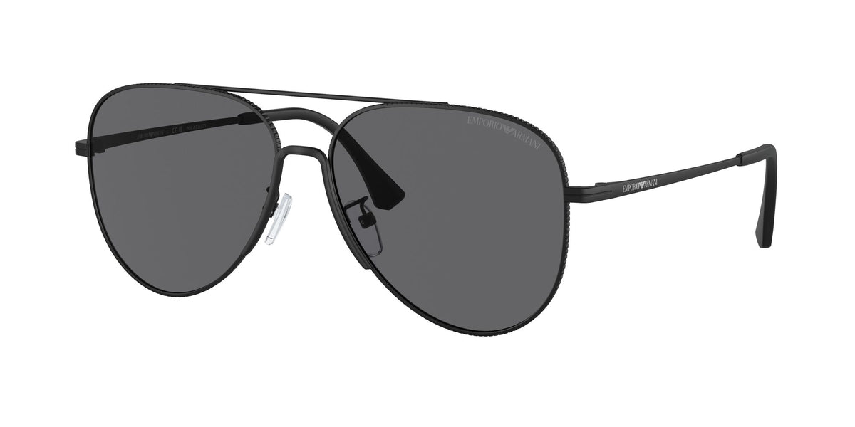 Emporio Armani  0EA2149D 300181 60 Matte Black/ Polarized Grey 60 / Polycarbonate / Metal / Metal