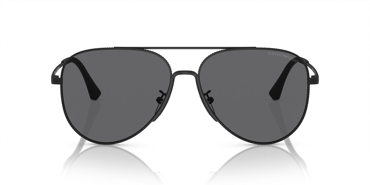 Emporio Armani  0EA2149D 300181 60 Matte Black/ Polarized Grey 60 / Polycarbonate / Metal / Metal