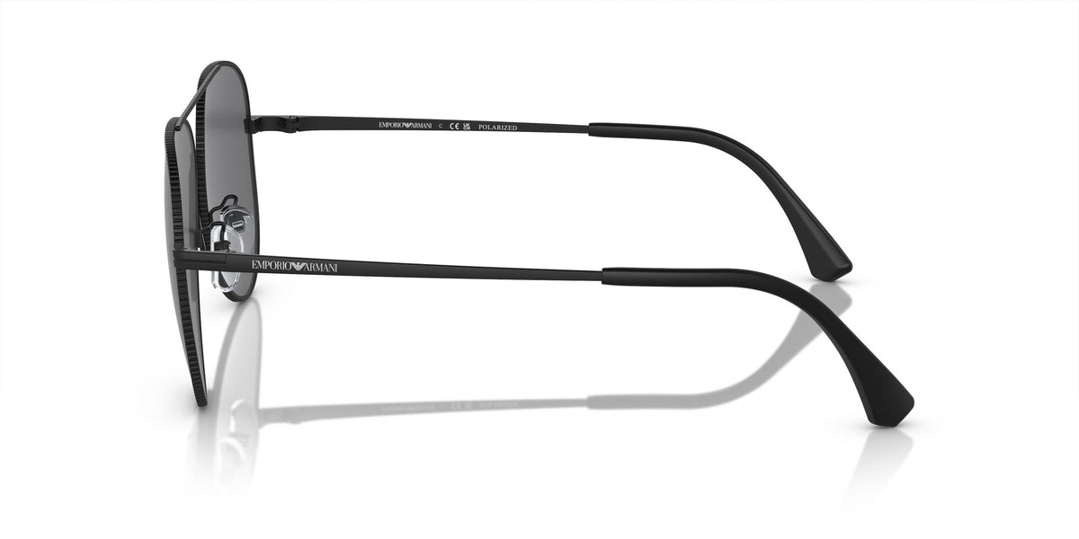 Emporio Armani  0EA2149D 300181 60 Matte Black/ Polarized Grey 60 / Polycarbonate / Metal / Metal