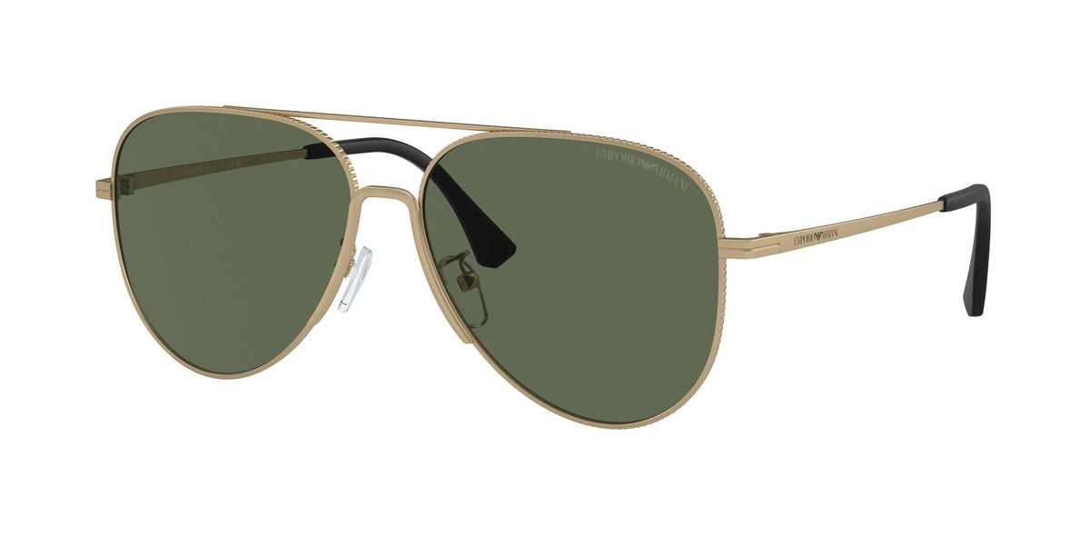 Emporio Armani  0EA2149D 300271 60 Matte Pale Gold/ Dark Green 60 / Polycarbonate / Metal / Metal