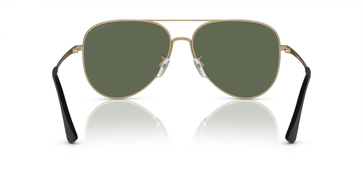 Emporio Armani  0EA2149D 300271 60 Matte Pale Gold/ Dark Green 60 / Polycarbonate / Metal / Metal