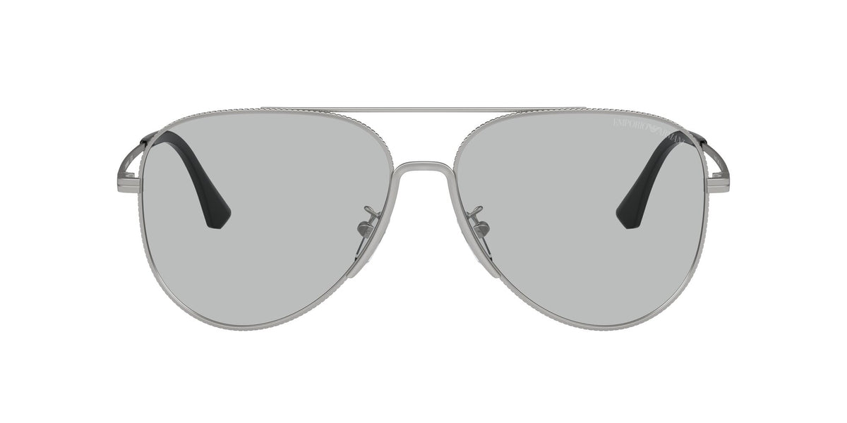 Emporio Armani  0EA2149D 304587 60 Matte Silver/ Light Grey 60 / Polyamide / Metal / Metal