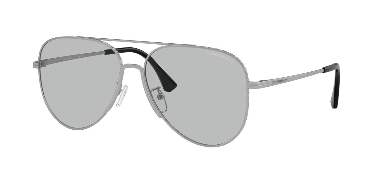 Emporio Armani  0EA2149D 304587 60 Matte Silver/ Light Grey 60 / Polyamide / Metal / Metal