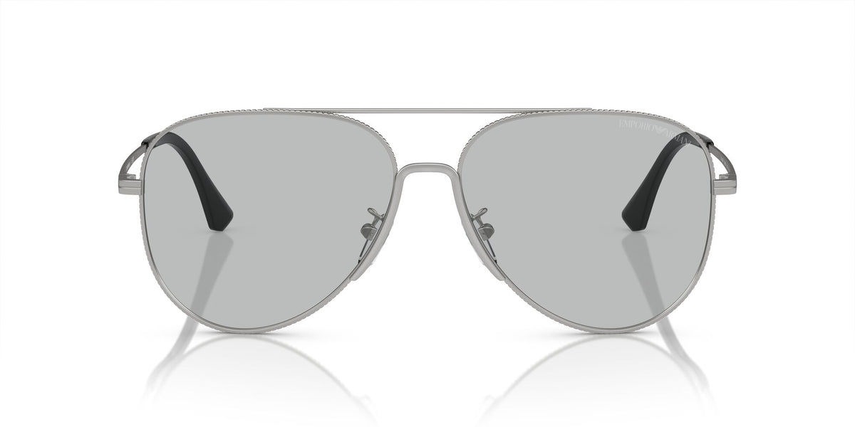 Emporio Armani  0EA2149D 304587 60 Matte Silver/ Light Grey 60 / Polyamide / Metal / Metal