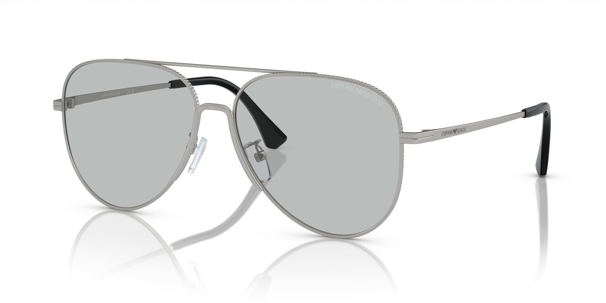 Emporio Armani  0EA2149D 304587 60 Matte Silver/ Light Grey 60 / Polyamide / Metal / Metal