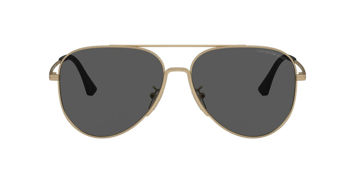 Emporio Armani  0EA2149D 337187 60 Matte Pale Gold/ Dark Grey 60 / Polyamide / Metal / Metal