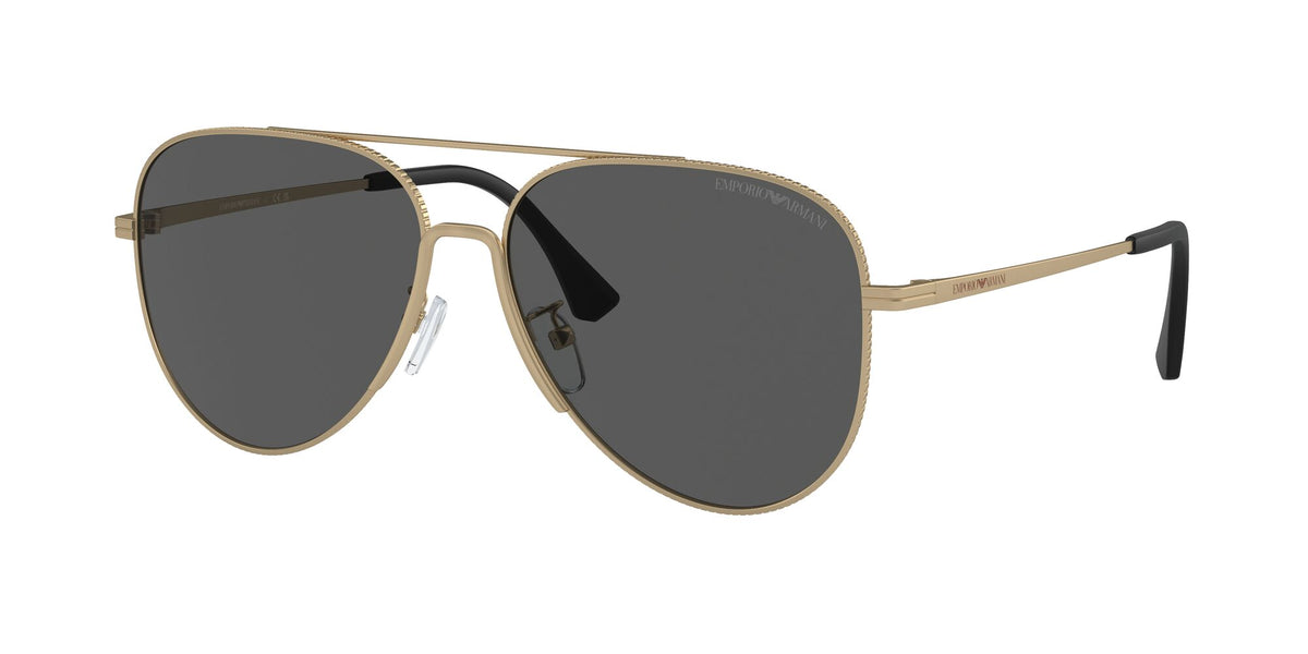 Emporio Armani  0EA2149D 337187 60 Matte Pale Gold/ Dark Grey 60 / Polyamide / Metal / Metal