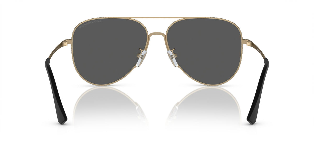 Emporio Armani  0EA2149D 337187 60 Matte Pale Gold/ Dark Grey 60 / Polyamide / Metal / Metal