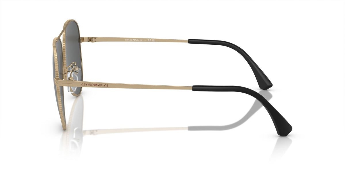 Emporio Armani  0EA2149D 337187 60 Matte Pale Gold/ Dark Grey 60 / Polyamide / Metal / Metal