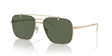 Emporio Armani  0EA2150 301371 57 Shiny Pale Gold/ Dark Green 57 / Polycarbonate / Metal / Metal