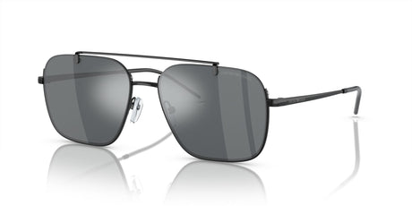 Emporio Armani  0EA2150 30146G 57 Shiny Black/ Light Grey Mirror Black 57 / Polycarbonate / Metal / Metal