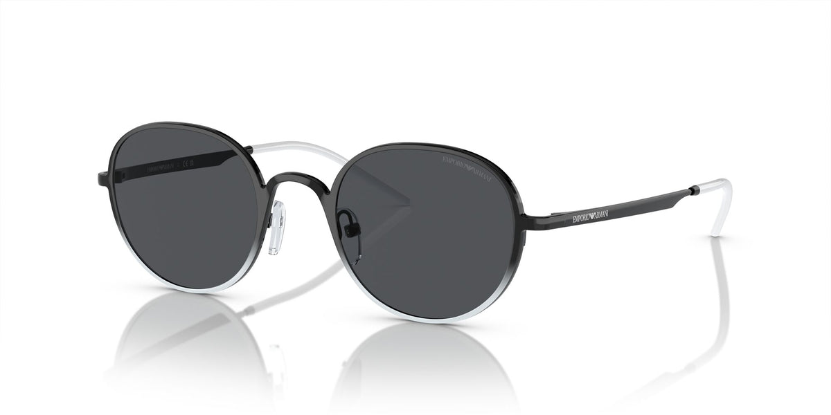 Emporio Armani 0EA2151 337287 48 Shiny Black/White/ Dark Grey