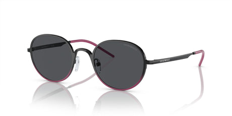 Emporio Armani 0EA2151 337487 48 Shiny Black/Fuchsia Dark Grey/ Dark Grey