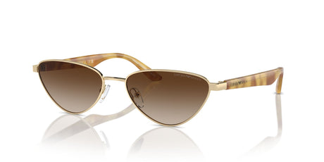 Emporio Armani 0EA2153 301313 56 Shiny Pale Gold/ Gradient Brown