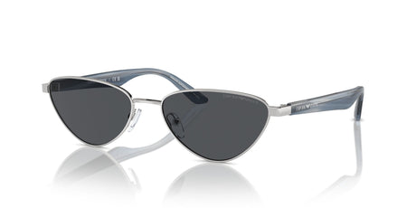Emporio Armani 0EA2153 301587 56 Shiny Silver/ Dark Grey