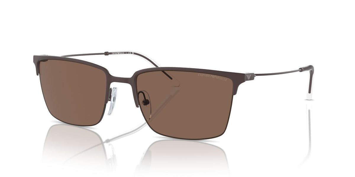 Emporio Armani 0EA2155 338073 58 Matte Brown/ Dark Brown