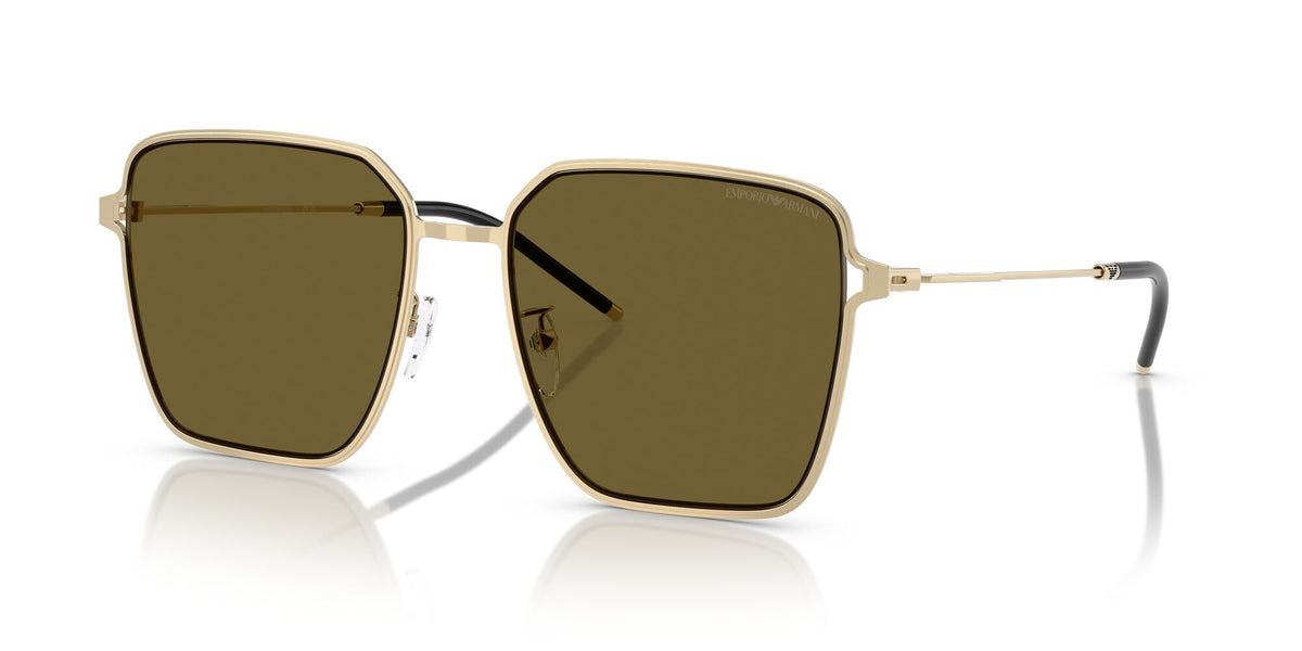 Emporio Armani  0EA2159D 301373 57 Shiny Pale Gold/ Dark Brown