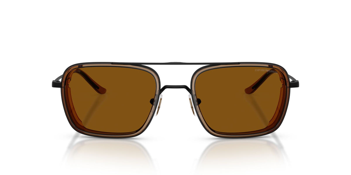 Emporio Armani  EA2162 300163 54 Matte Black / Dark Bronze