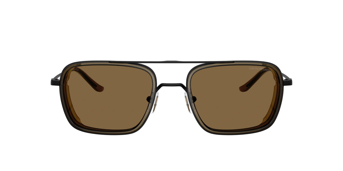 Emporio Armani  EA2162 300171 54 Matte Black / Dark Green