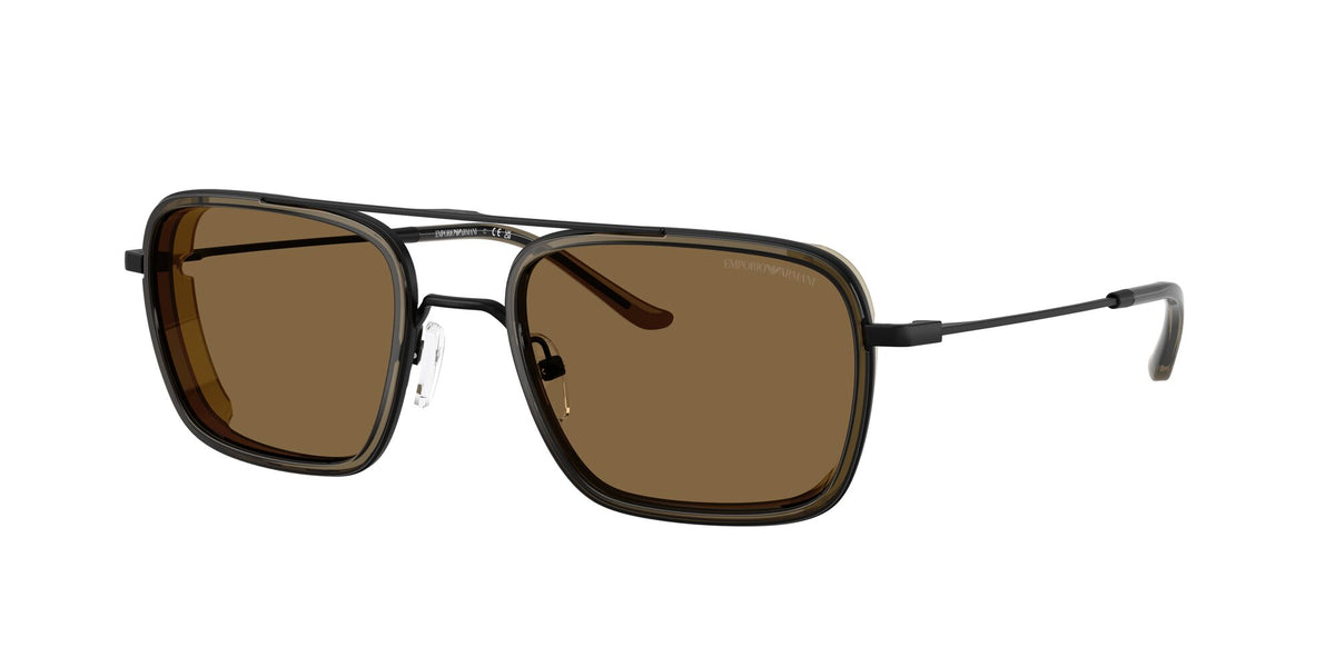 Emporio Armani  EA2162 300171 54 Matte Black / Dark Green