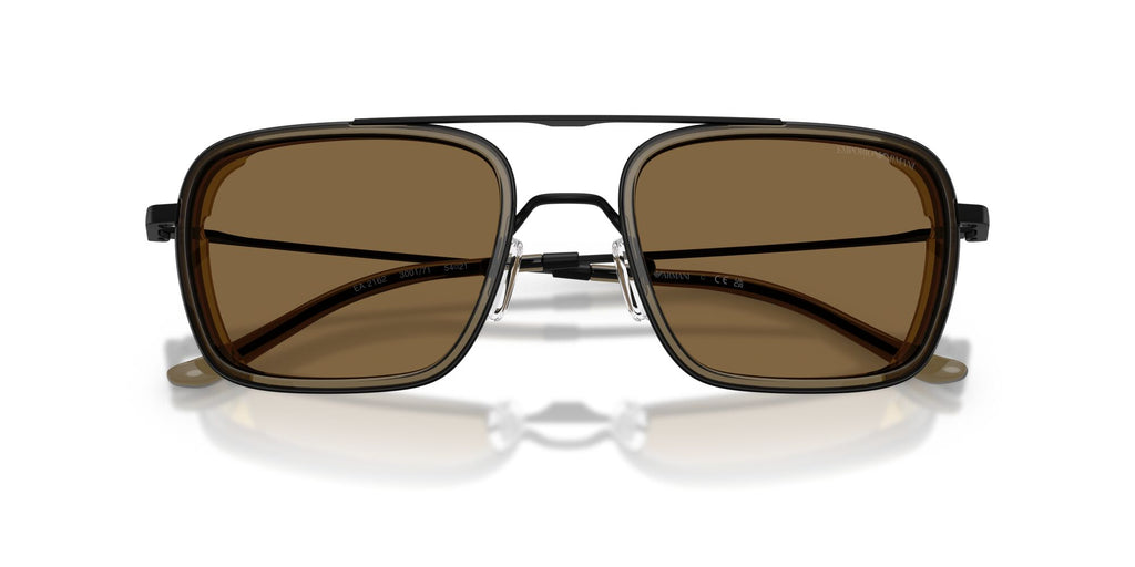 Emporio Armani  EA2162 300171 54 Matte Black / Dark Green