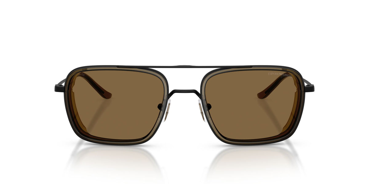 Emporio Armani  EA2162 300171 54 Matte Black / Dark Green