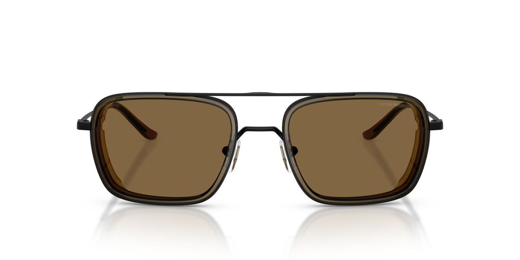 Emporio Armani  EA2162 300171 54 Matte Black / Dark Green