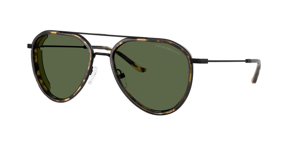 Emporio Armani  EA2163 300171 56 Matte Black / Dark Green