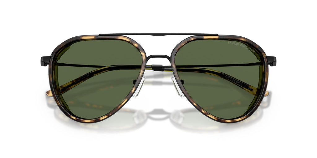 Emporio Armani  EA2163 300171 56 Matte Black / Dark Green