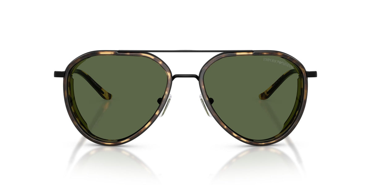 Emporio Armani  EA2163 300171 56 Matte Black / Dark Green