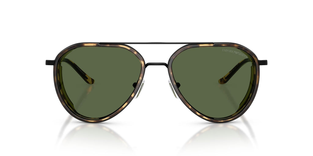 Emporio Armani  EA2163 300171 56 Matte Black / Dark Green