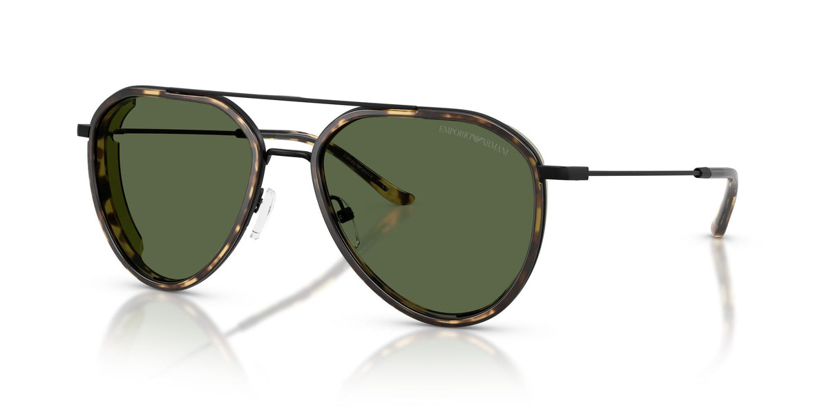 Emporio Armani  EA2163 300171 56 Matte Black / Dark Green